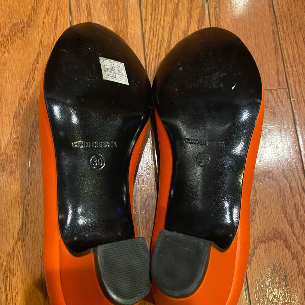 🇪🇸Roberto Garrudo authentic girls flamenco 💃 shoes! Size 12.5, orange. 🇪🇸 - Picture 3 of 6